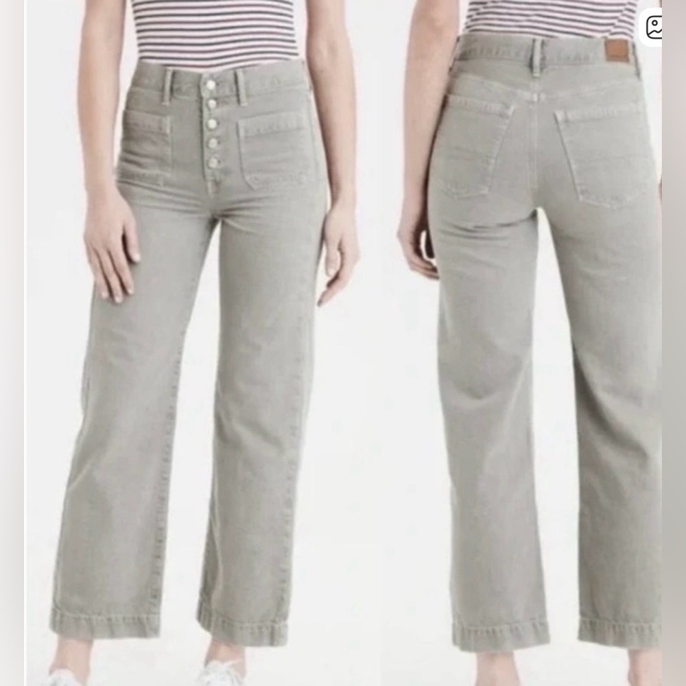 American Eagle Capri  wide-leg Jeans